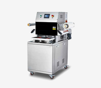 Stand alone vacuum skin packaging machine