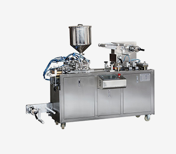 Aluminum blister packaging machine with filling