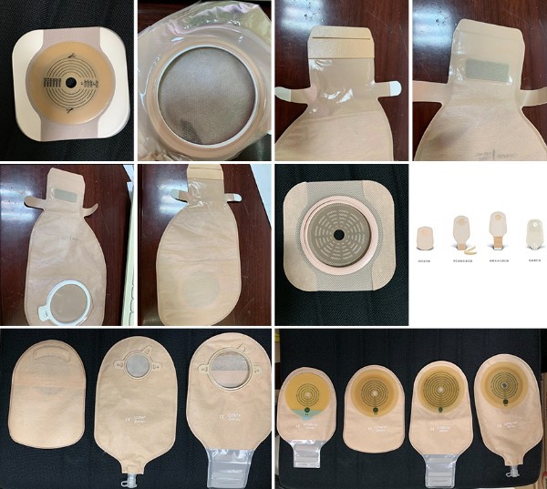 Automatic ostomy bag production line