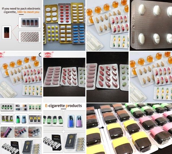 Aluminum plastic blister packaging machine